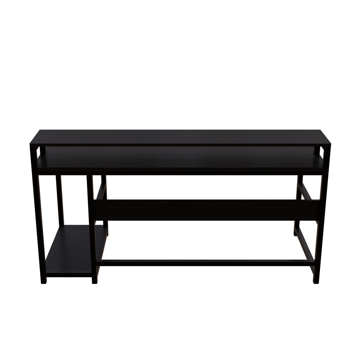 Trio Computer Table With Open Storage By Riyan Luxiwood.