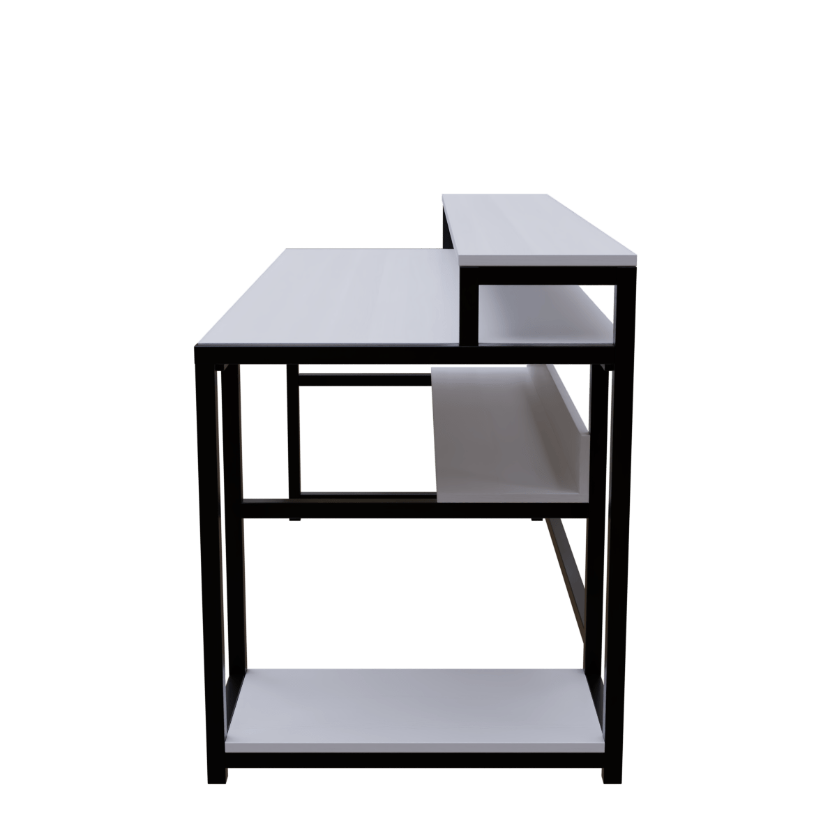 Trio Computer Table With Open Storage By Riyan Luxiwood.