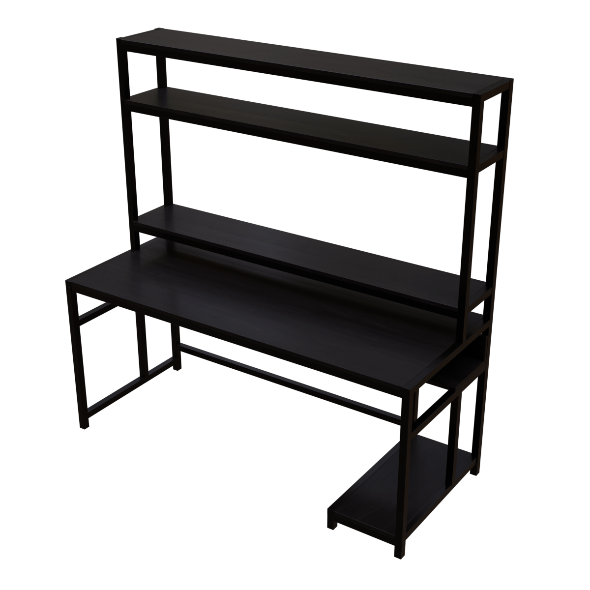 Jerry Computer Table With Open Storage By Riyan Luxiwood.