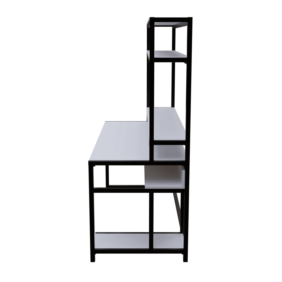 Jerry Computer Table With Open Storage By Riyan Luxiwood.