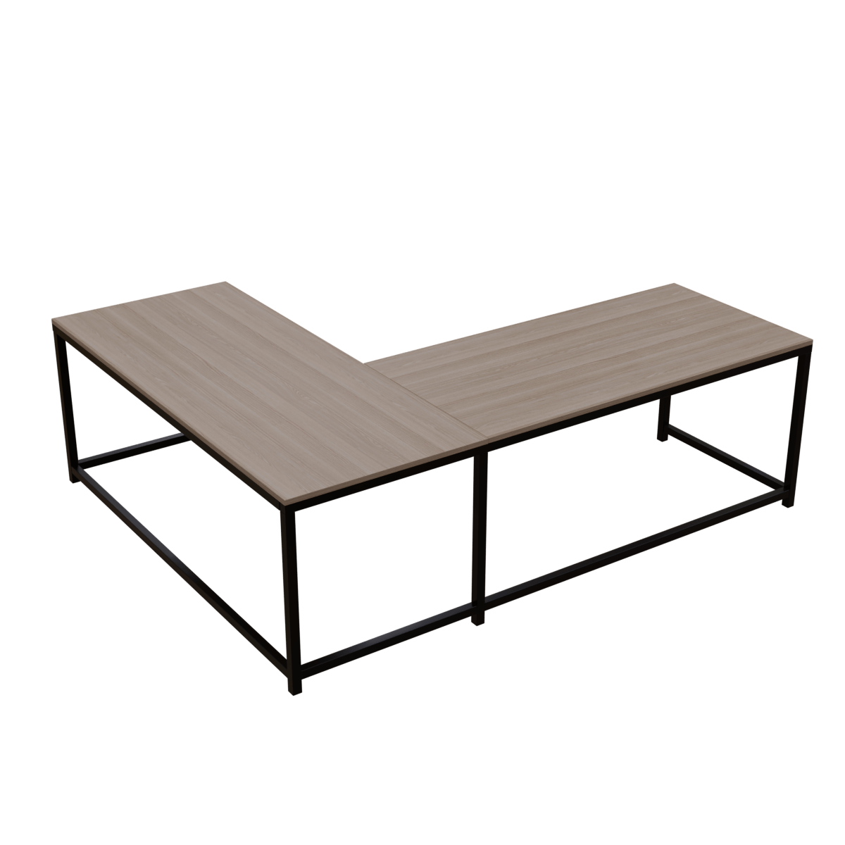 Marshal Computer Table With Open Storage By Riyan Luxiwood.