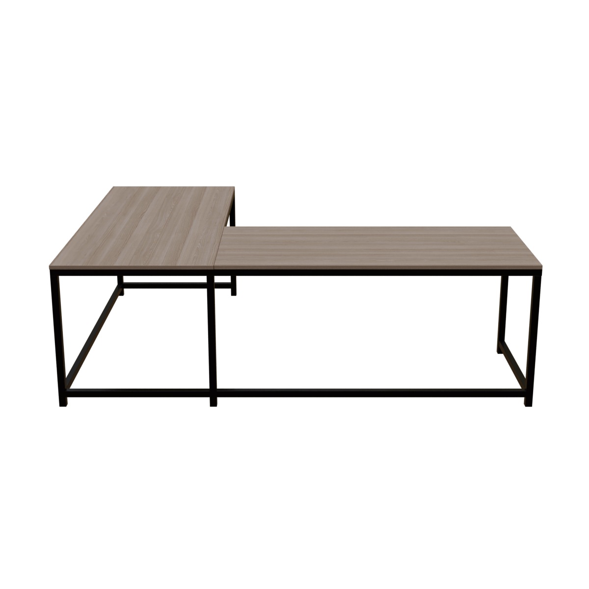 Marshal Computer Table With Open Storage By Riyan Luxiwood.