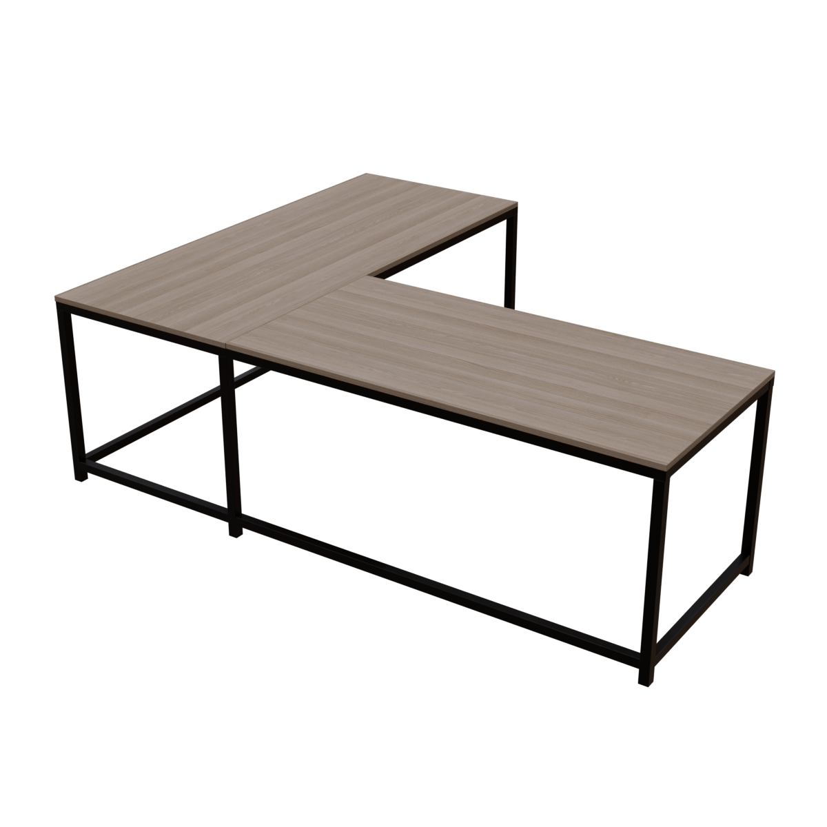 Marshal Computer Table With Open Storage By Riyan Luxiwood.