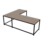 Marshal Computer Table With Open Storage By Riyan Luxiwood.