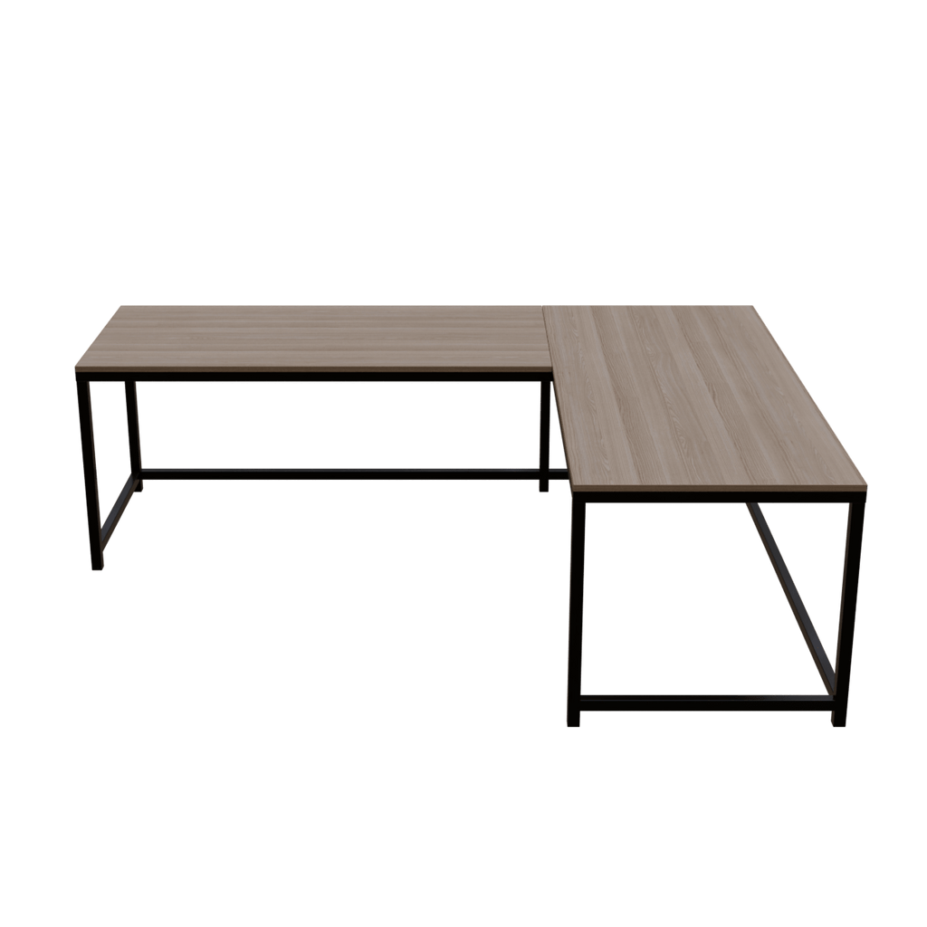 Marshal Computer Table With Open Storage By Riyan Luxiwood.
