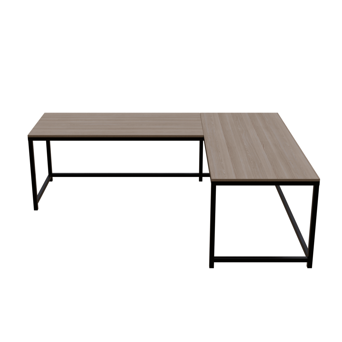 Marshal Computer Table With Open Storage By Riyan Luxiwood.