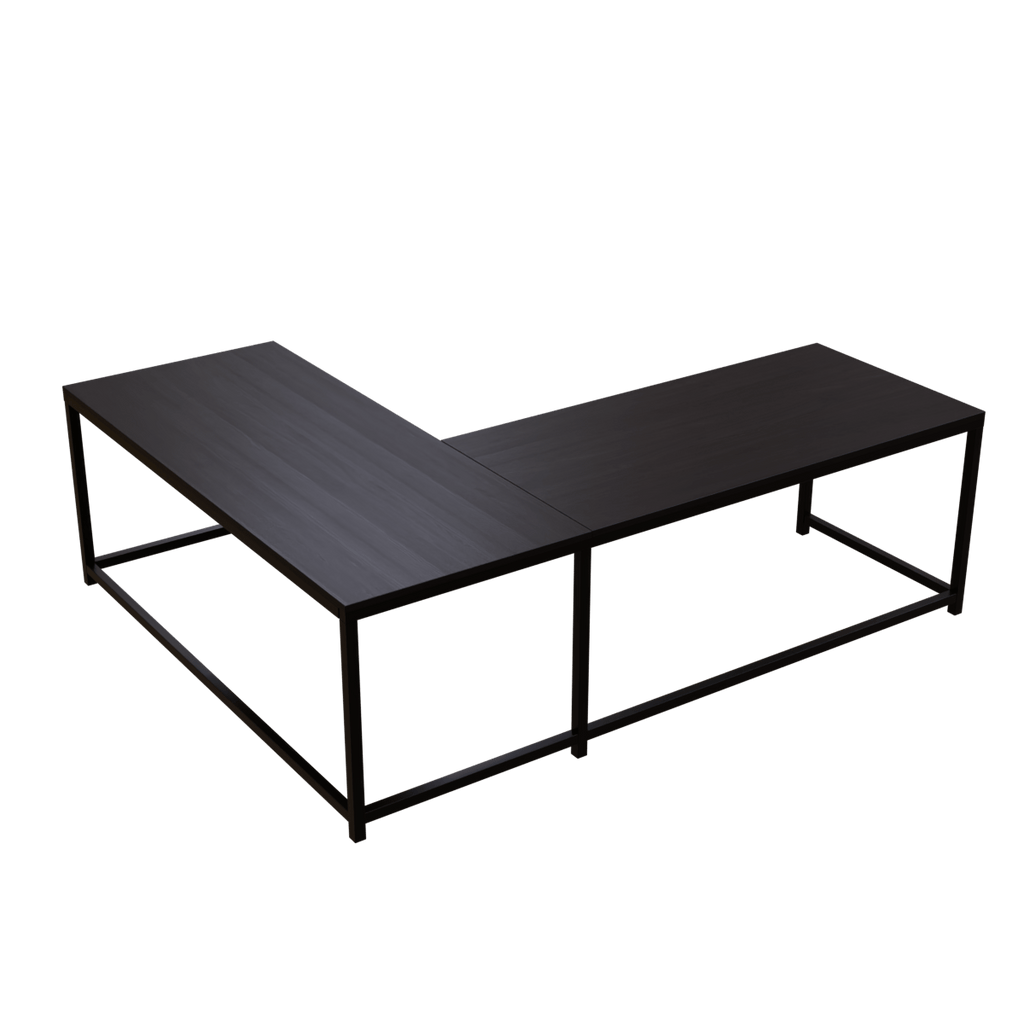 Marshal Computer Table With Open Storage By Riyan Luxiwood.
