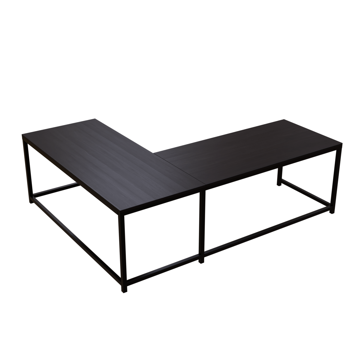 Marshal Computer Table With Open Storage By Riyan Luxiwood.