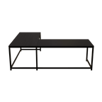 Marshal Computer Table With Open Storage By Riyan Luxiwood.