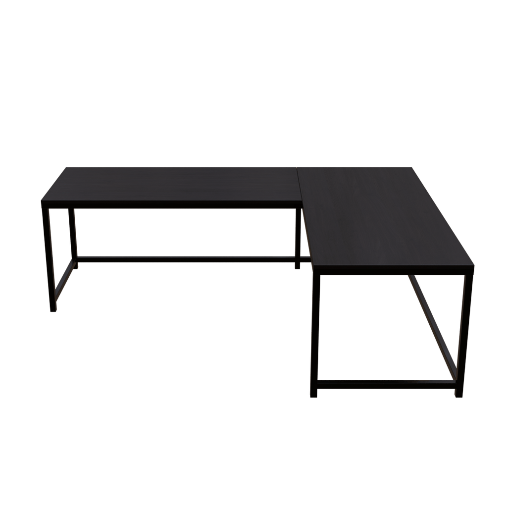 Marshal Computer Table With Open Storage By Riyan Luxiwood.
