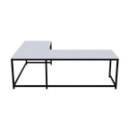 Marshal Computer Table With Open Storage By Riyan Luxiwood.