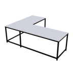 Marshal Computer Table With Open Storage By Riyan Luxiwood.