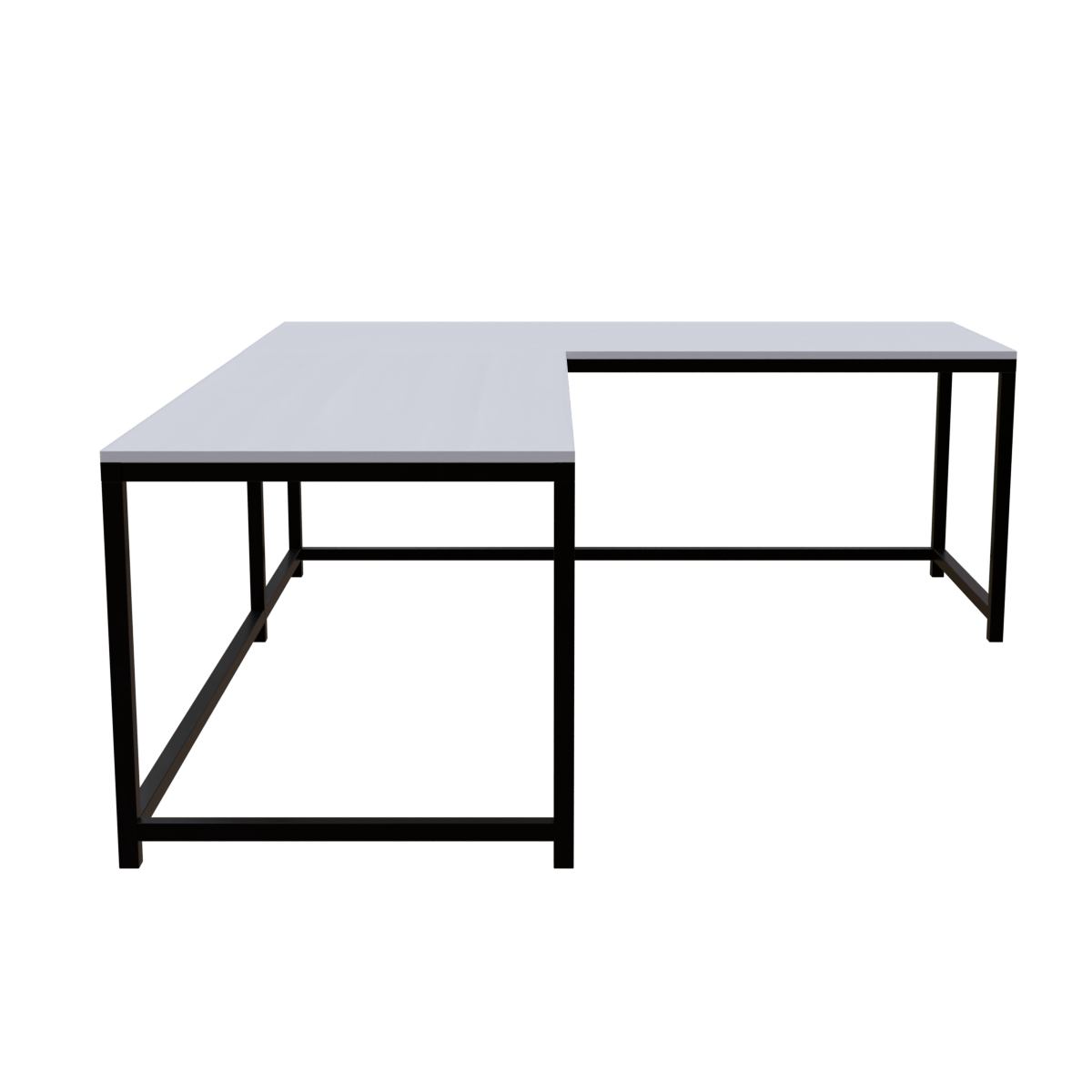 Marshal Computer Table With Open Storage By Riyan Luxiwood.
