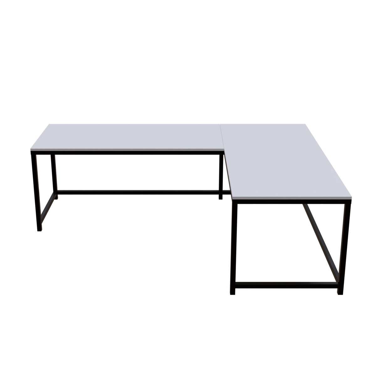 Marshal Computer Table With Open Storage By Riyan Luxiwood.