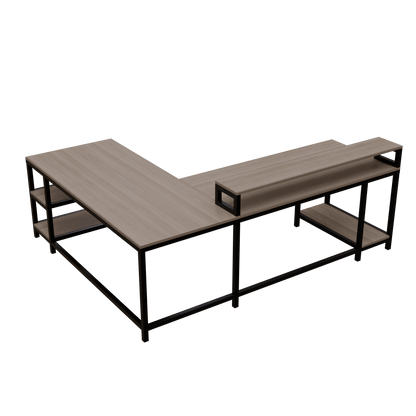 Archice Computer Table With Open Storage By Riyan Luxiwood.