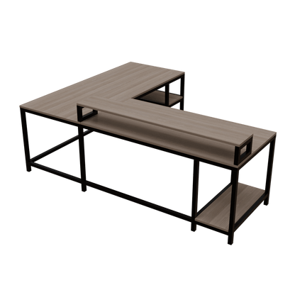 Archice Computer Table With Open Storage By Riyan Luxiwood.
