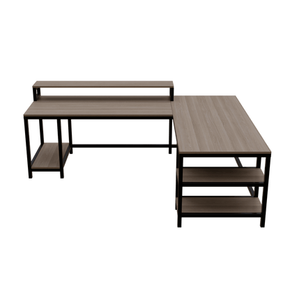 Archice Computer Table With Open Storage By Riyan Luxiwood.