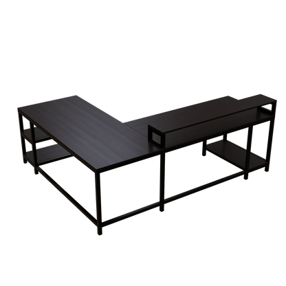 Archice Computer Table With Open Storage By Riyan Luxiwood.