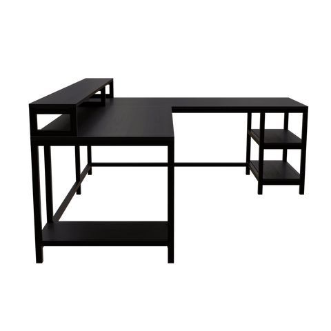 Archice Computer Table With Open Storage By Riyan Luxiwood.