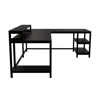 Archice Computer Table With Open Storage By Riyan Luxiwood.