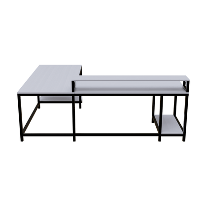 Archice Computer Table With Open Storage By Riyan Luxiwood.