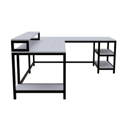 Archice Computer Table With Open Storage By Riyan Luxiwood.