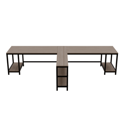 Haldin Computer Table With Open Storage By Riyan Luxiwood.