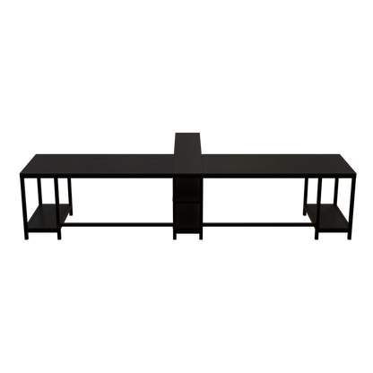 Haldin Computer Table With Open Storage By Riyan Luxiwood.