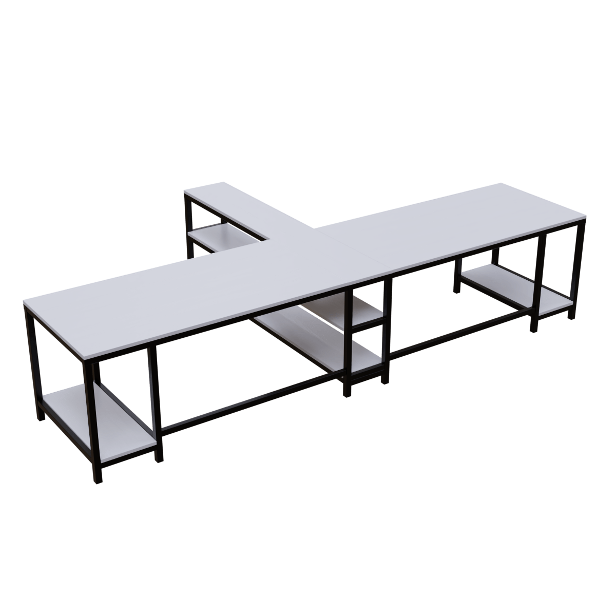 Haldin Computer Table With Open Storage By Riyan Luxiwood.