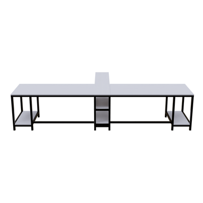 Haldin Computer Table With Open Storage By Riyan Luxiwood.