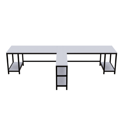 Haldin Computer Table With Open Storage By Riyan Luxiwood.