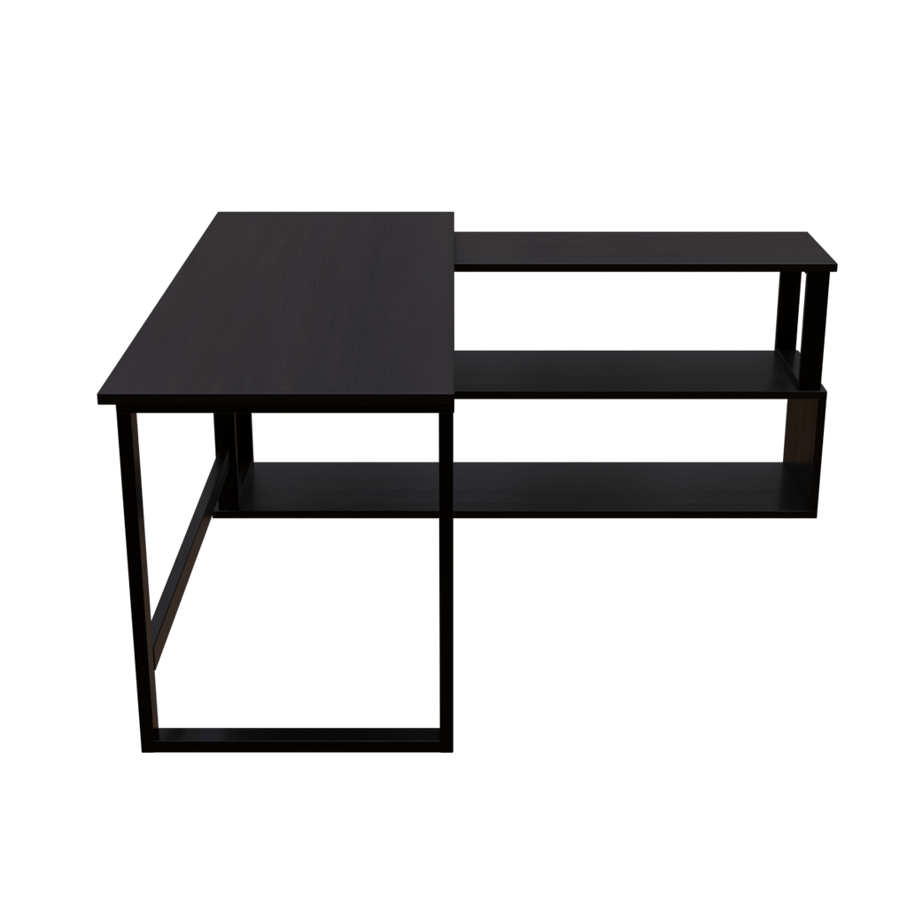 L Shaped Executive Desk with Storage Design by Riyan Luxiwood