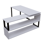 L Shaped Executive Desk with Storage Design by Riyan Luxiwood