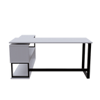 L Shaped Executive Desk with Storage Design by Riyan Luxiwood