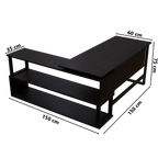 Hunter L Shaped Executive Desk by Riyan Luxiwood