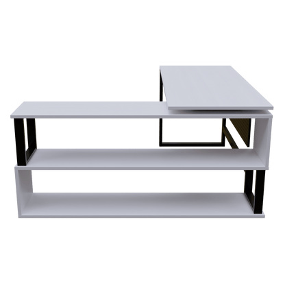 Hunter L Shaped Executive Desk with Storage Design by Riyan Luxiwood