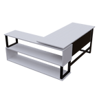 Hunter L Shaped Executive Desk by Riyan Luxiwood