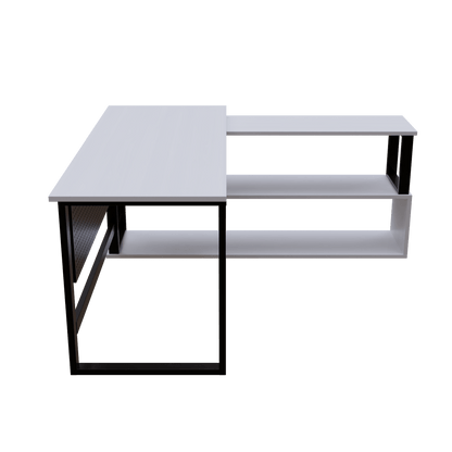Hunter L Shaped Executive Desk with Storage Design by Riyan Luxiwood