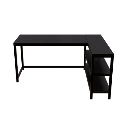 Optimus L shape desk with Storage Design by Riyan Luxiwood.