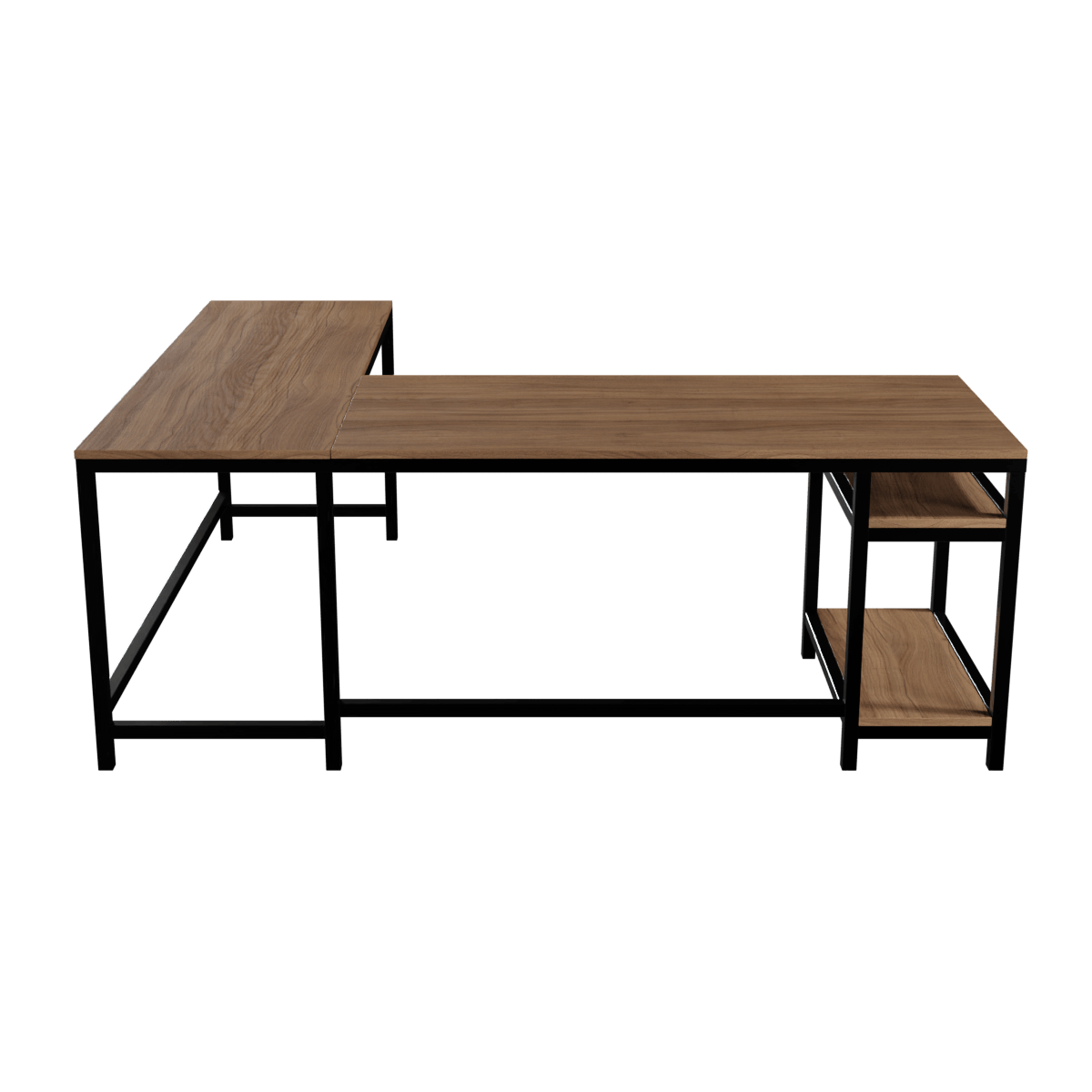 Vertex L Shaped Computer Office Table By Riyan Luxiwood.