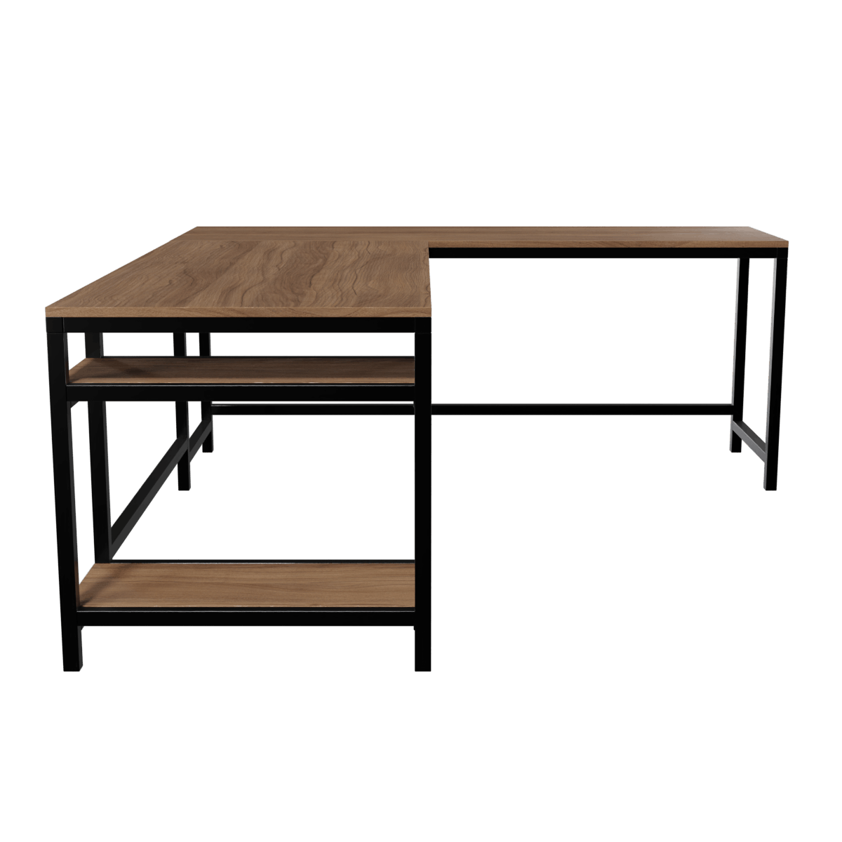 Vertex L Shaped Computer Office Table By Riyan Luxiwood.