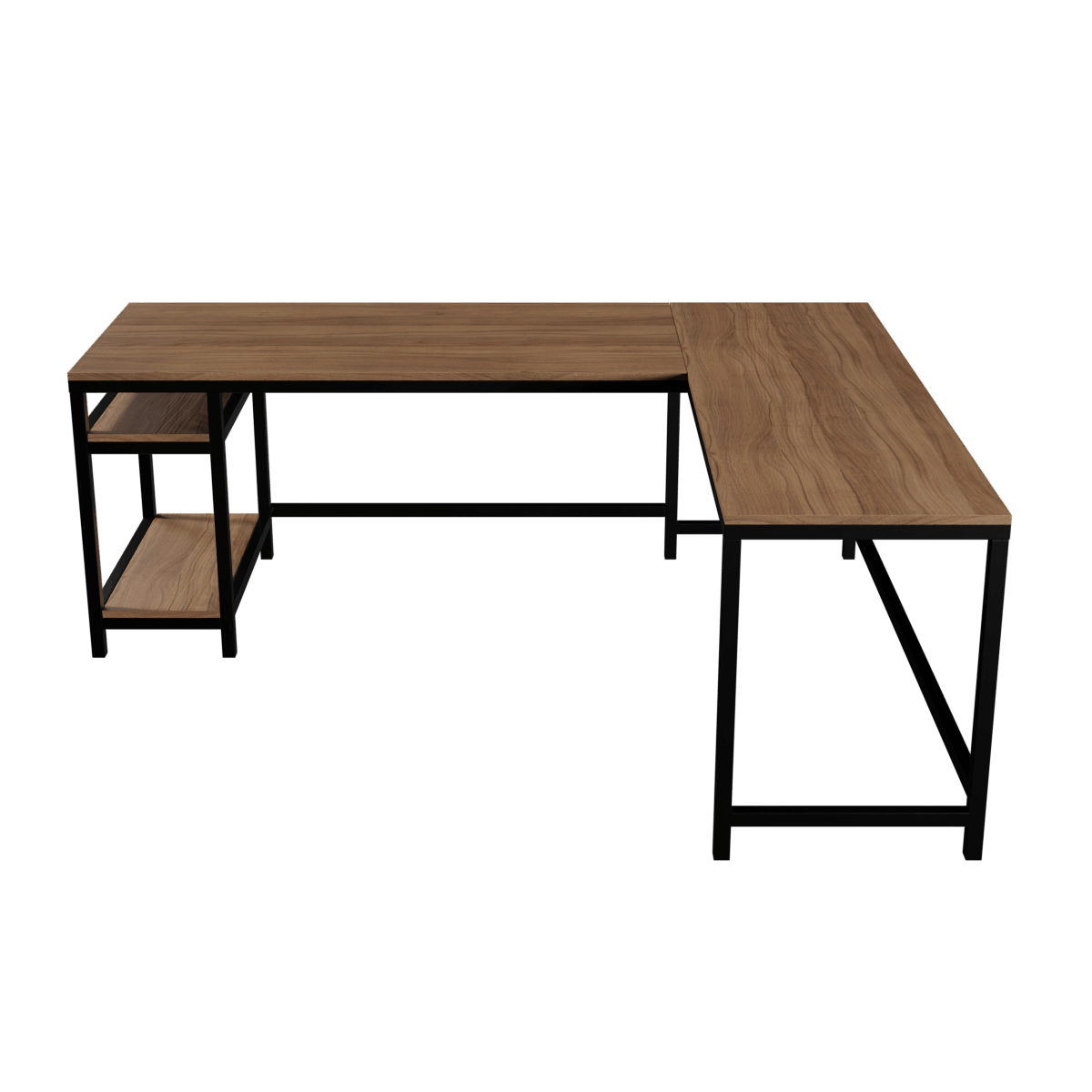Vertex L Shaped Computer Office Table By Riyan Luxiwood.