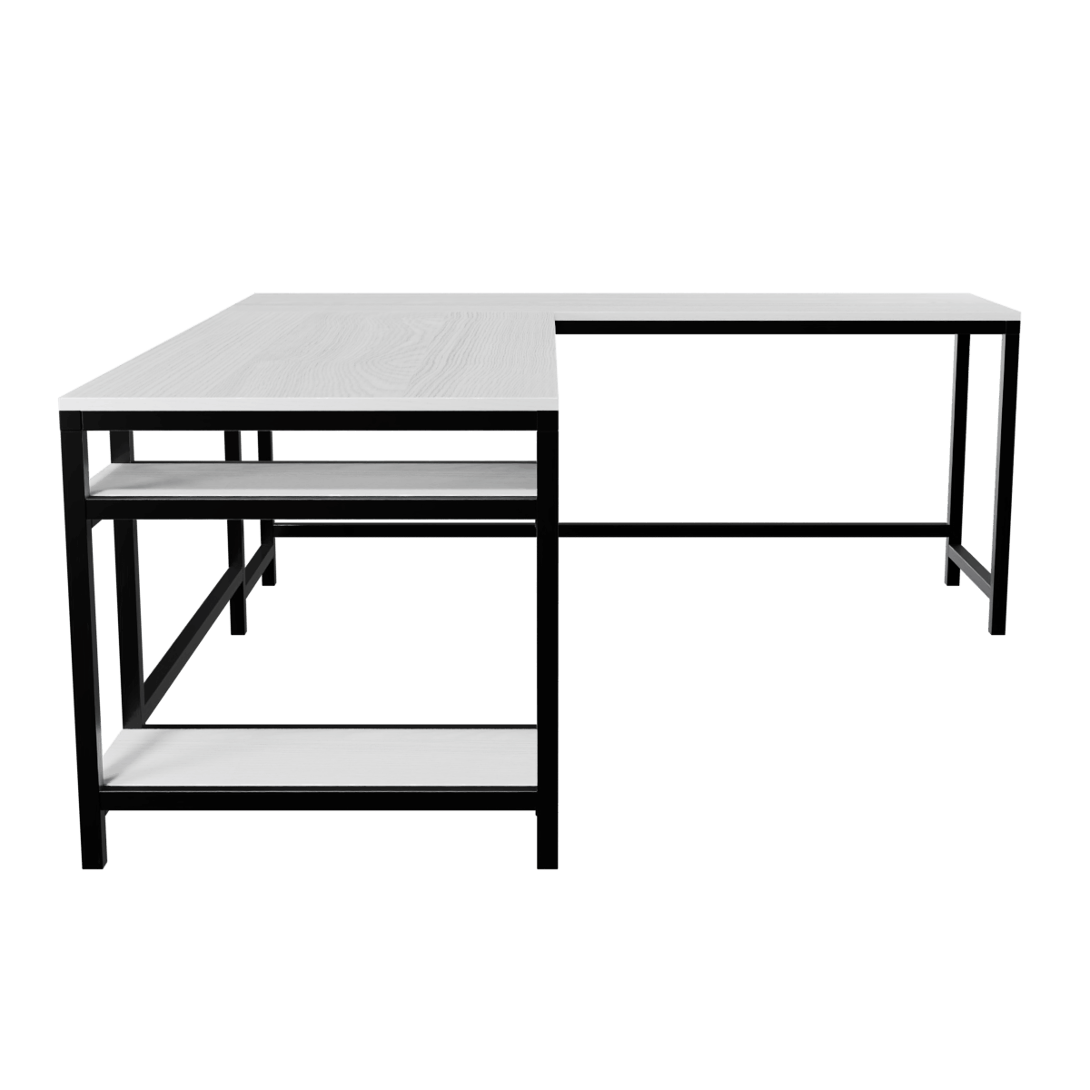 Vertex L Shaped Computer Office Table By Riyan Luxiwood.