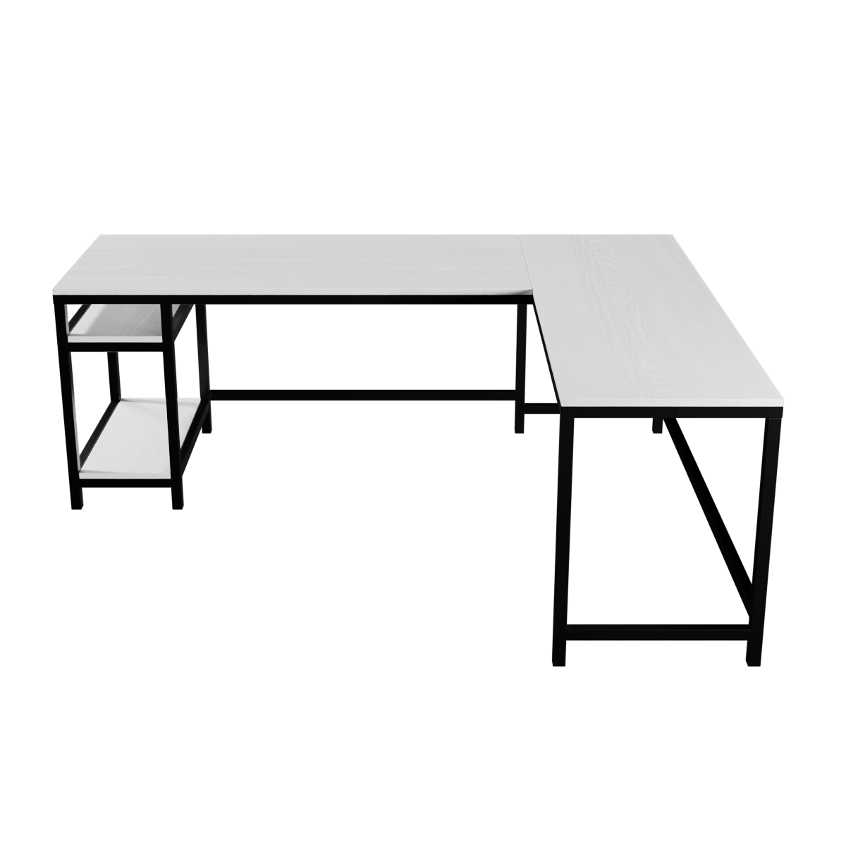 Vertex L Shaped Computer Office Table By Riyan Luxiwood.