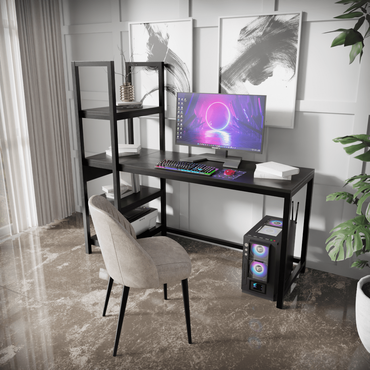 Alvin Study Table by Riyan Luxiwood