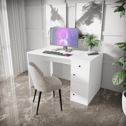 Jimmy Computer Table With Storage By Riyan Luxiwood.