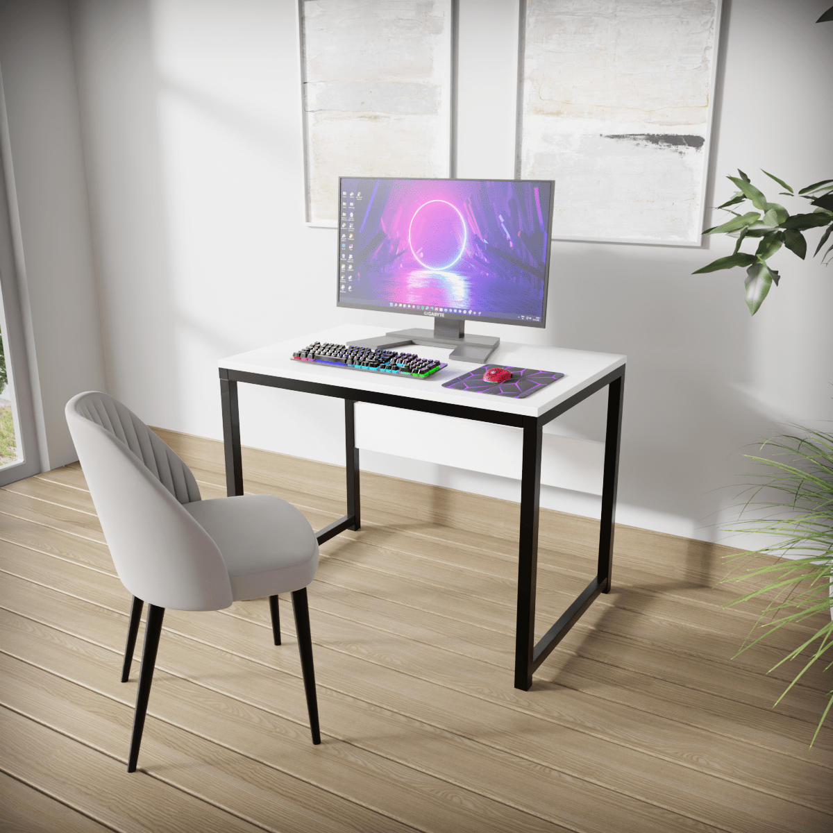 Elmer Computer Table By Riyan Luxiwood.
