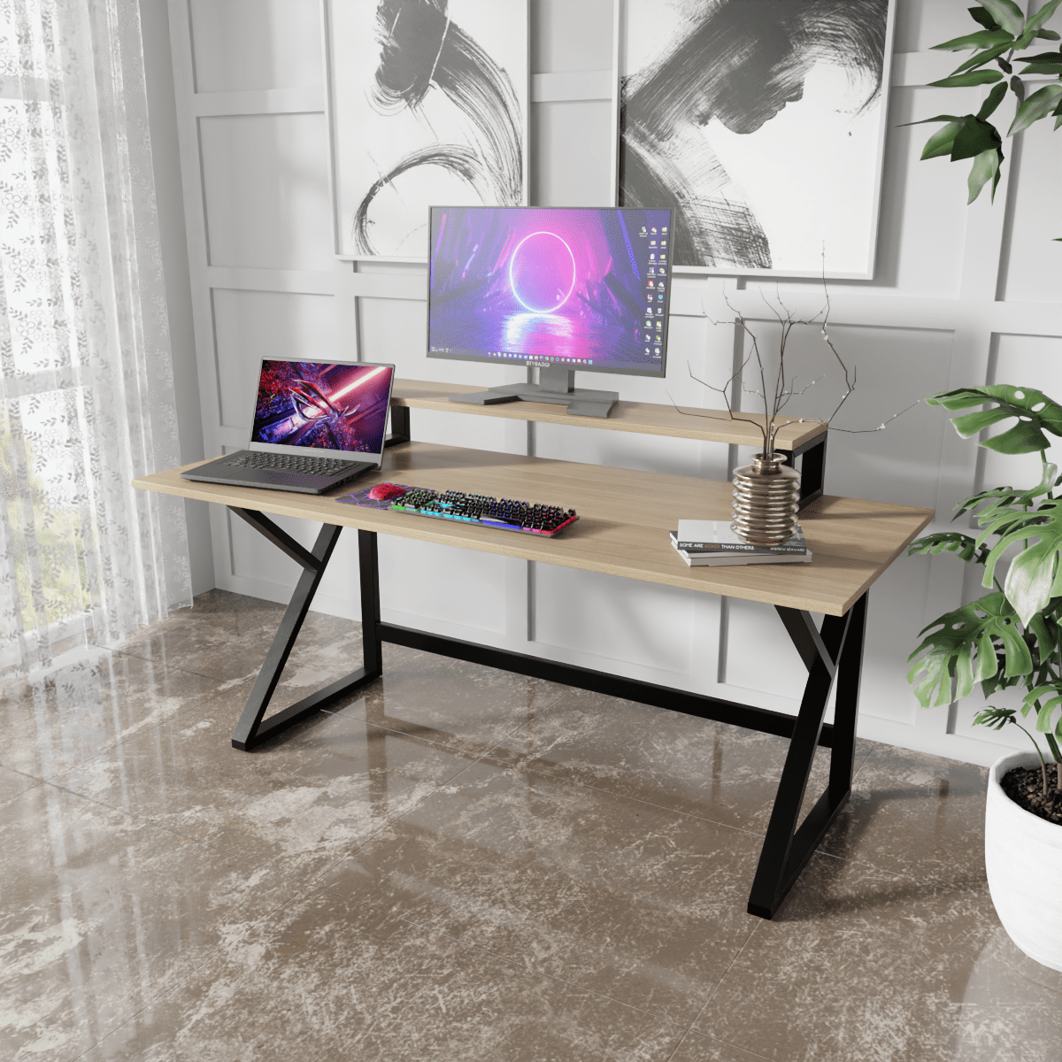 Meja Study Table By Riyan Luxiwood