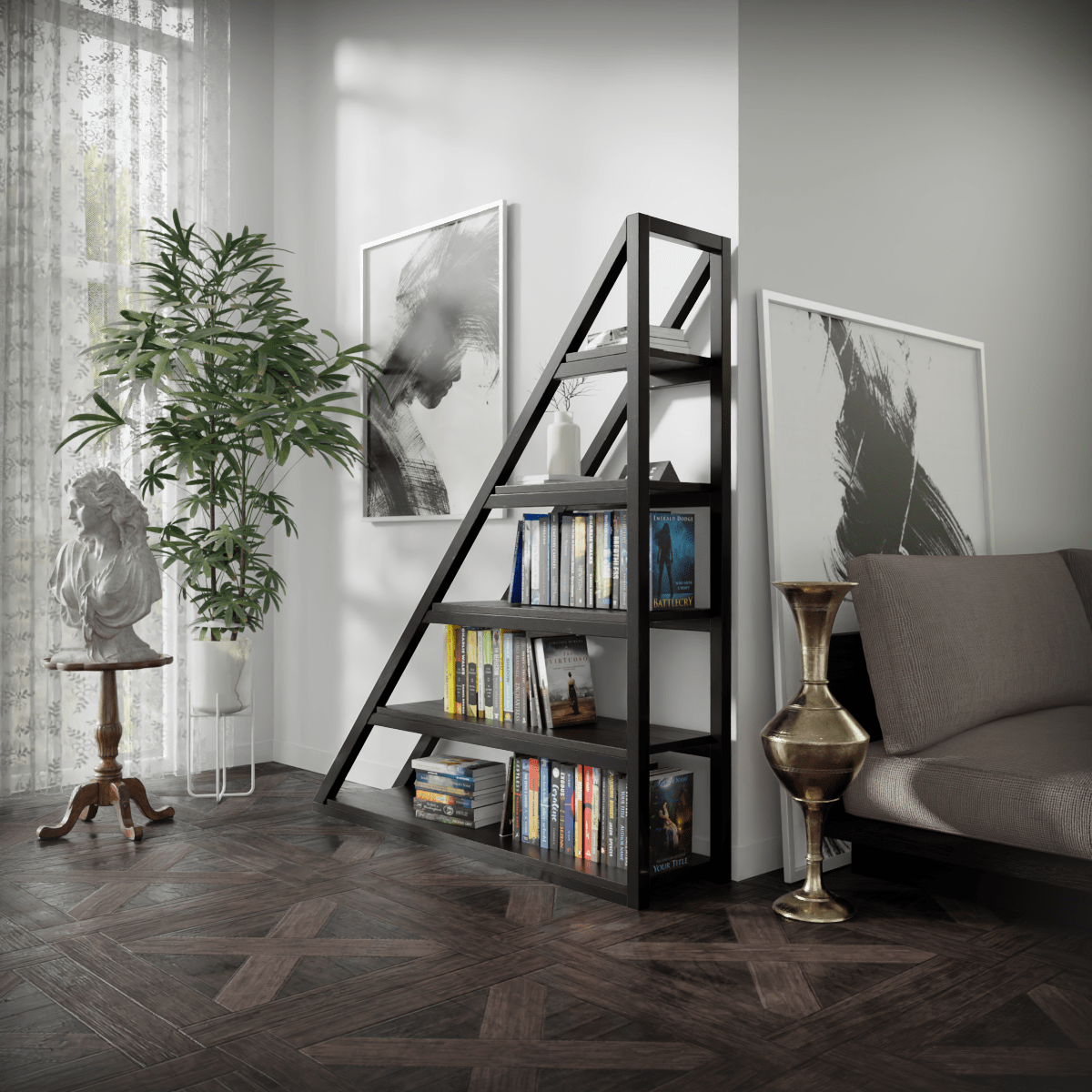 Eddy Book Shelf by Riyan Luxiwood.