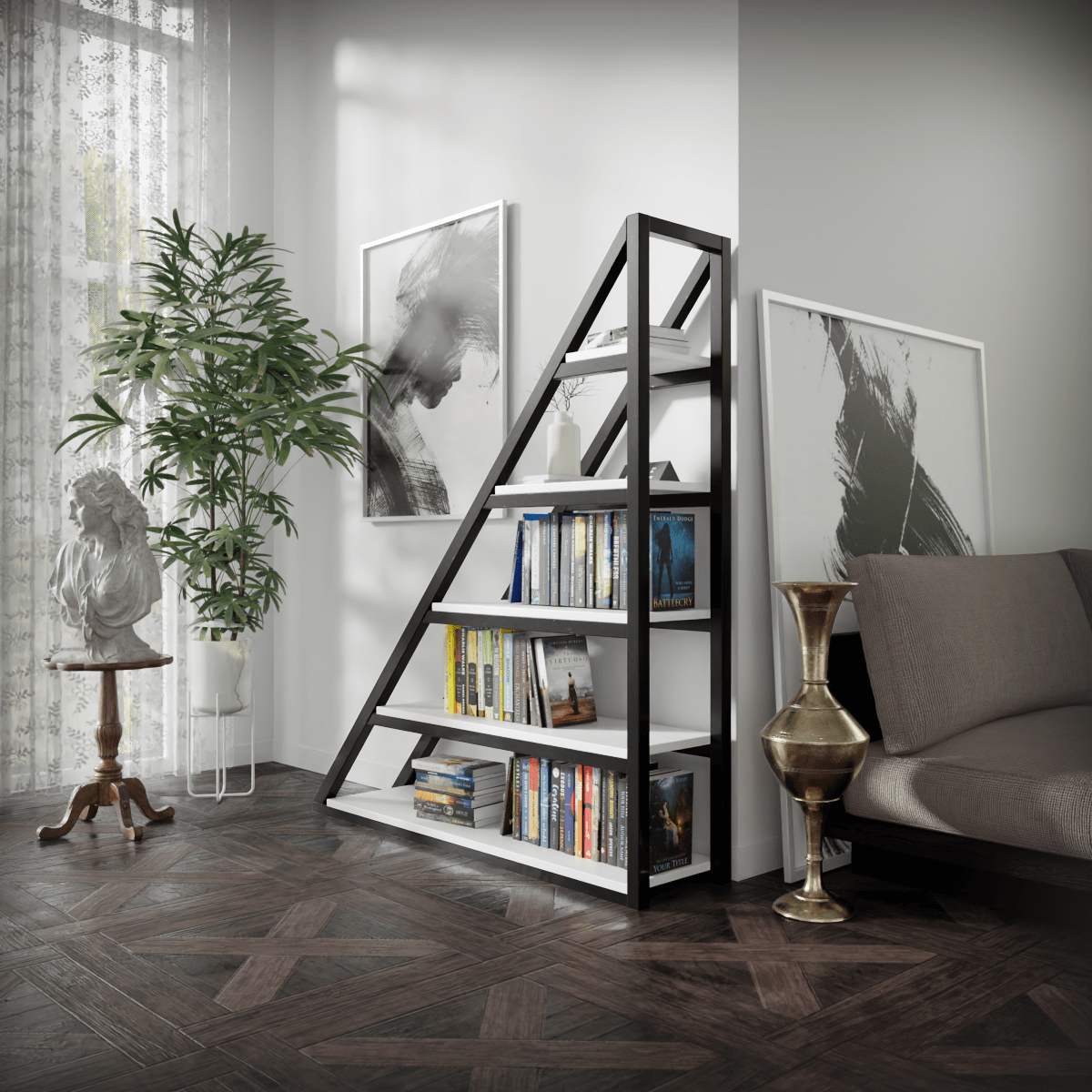 Eddy Book Shelf by Riyan Luxiwood.